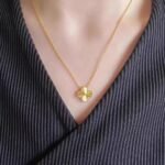 Van Cleef Alhambra Inspired Necklace Gold