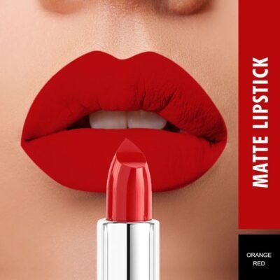 Swiss Beauty Pure Matte Lipstick Orange Red