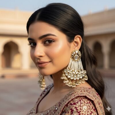 Ultra Premium Kundan Jhaalar Earings