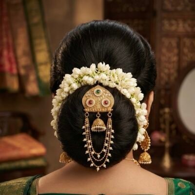 Designer Antique Gold Hair Acessory Classic